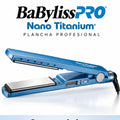 Plancha Profesional BaBylissPRO Nano Titanium Iónica