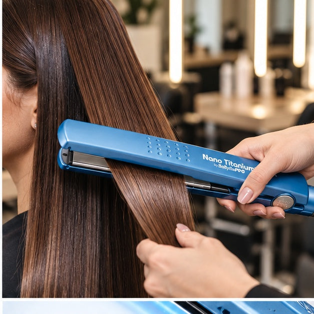 Plancha Profesional BaBylissPRO Nano Titanium Iónica