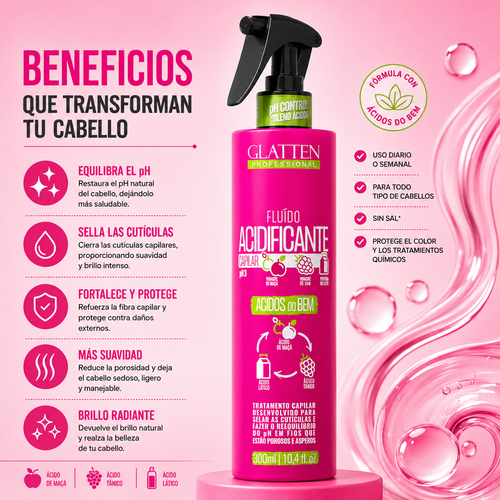 Fluído Acidificante Capilar 300ml