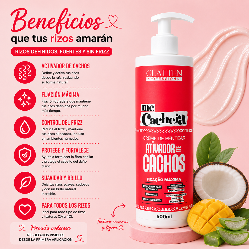 Activador de Rizos / Me Cacheia 500ml