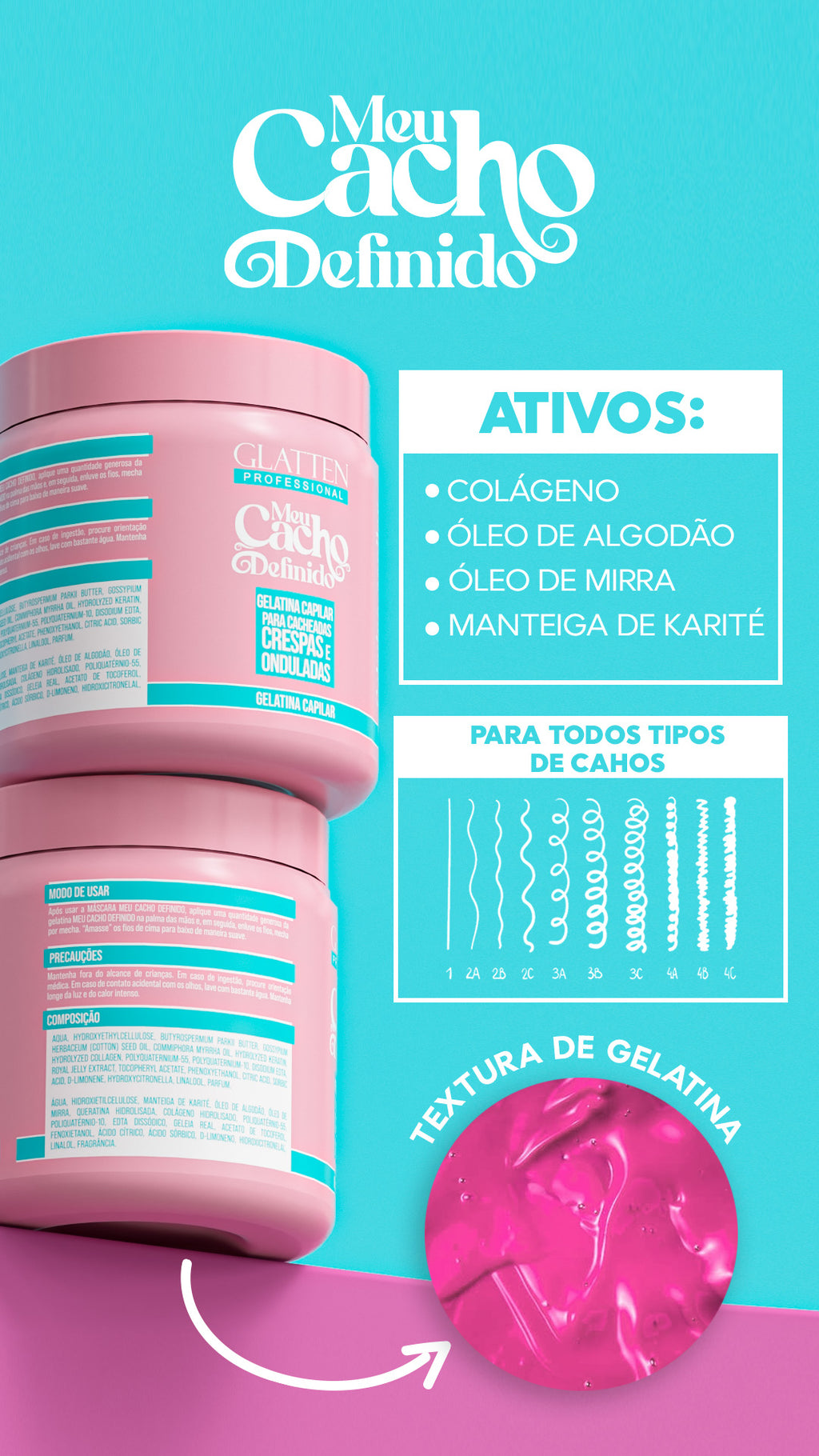 Gelatina Capilar Rizo Definido 500 ml