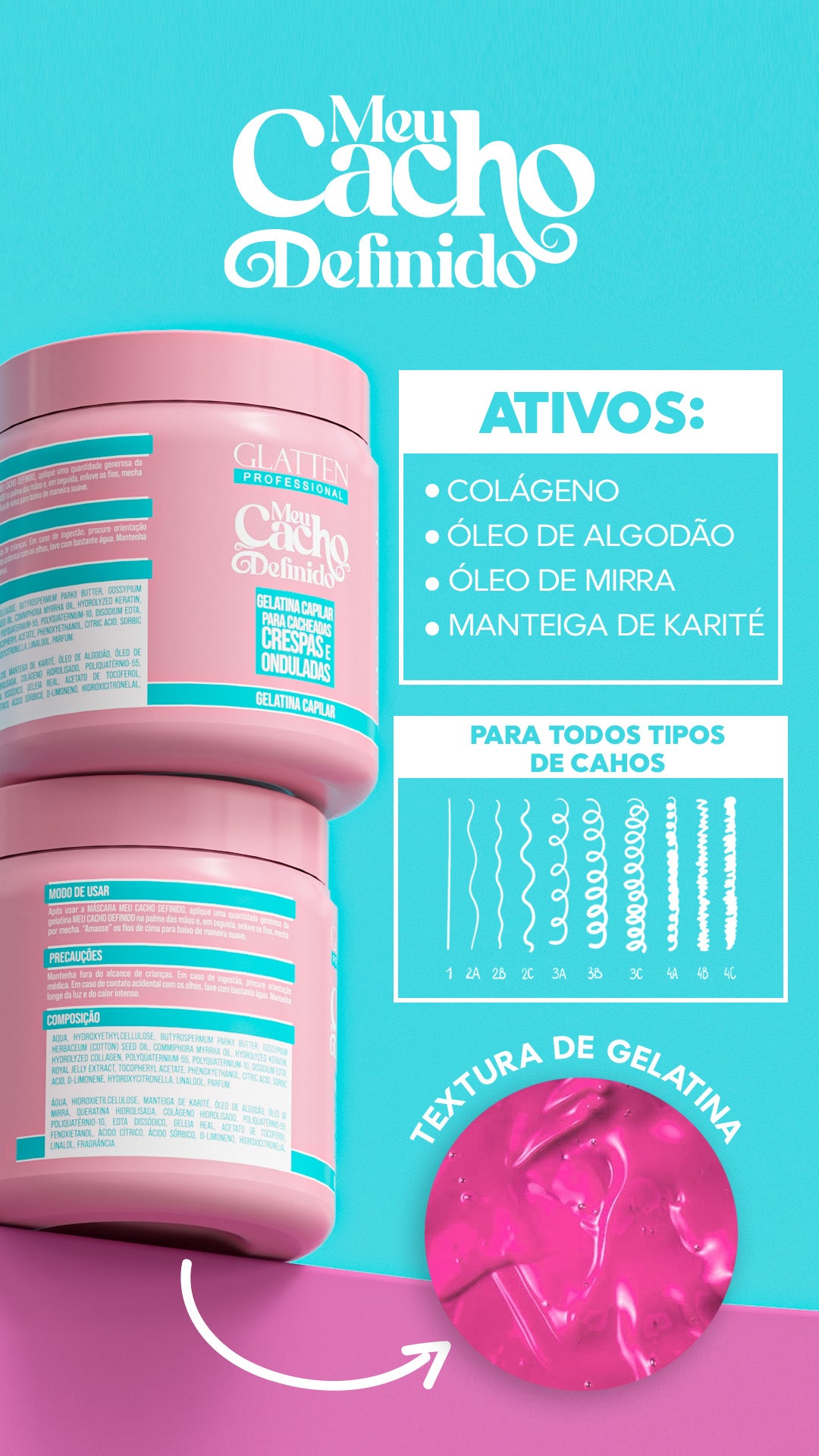 Gelatina Capilar Rizo Definido 500 ml