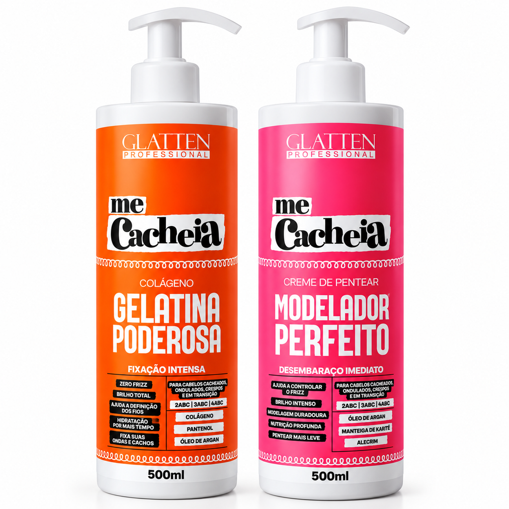 Pack Rizos Perfectos Me Cacheia – Glatten Professional