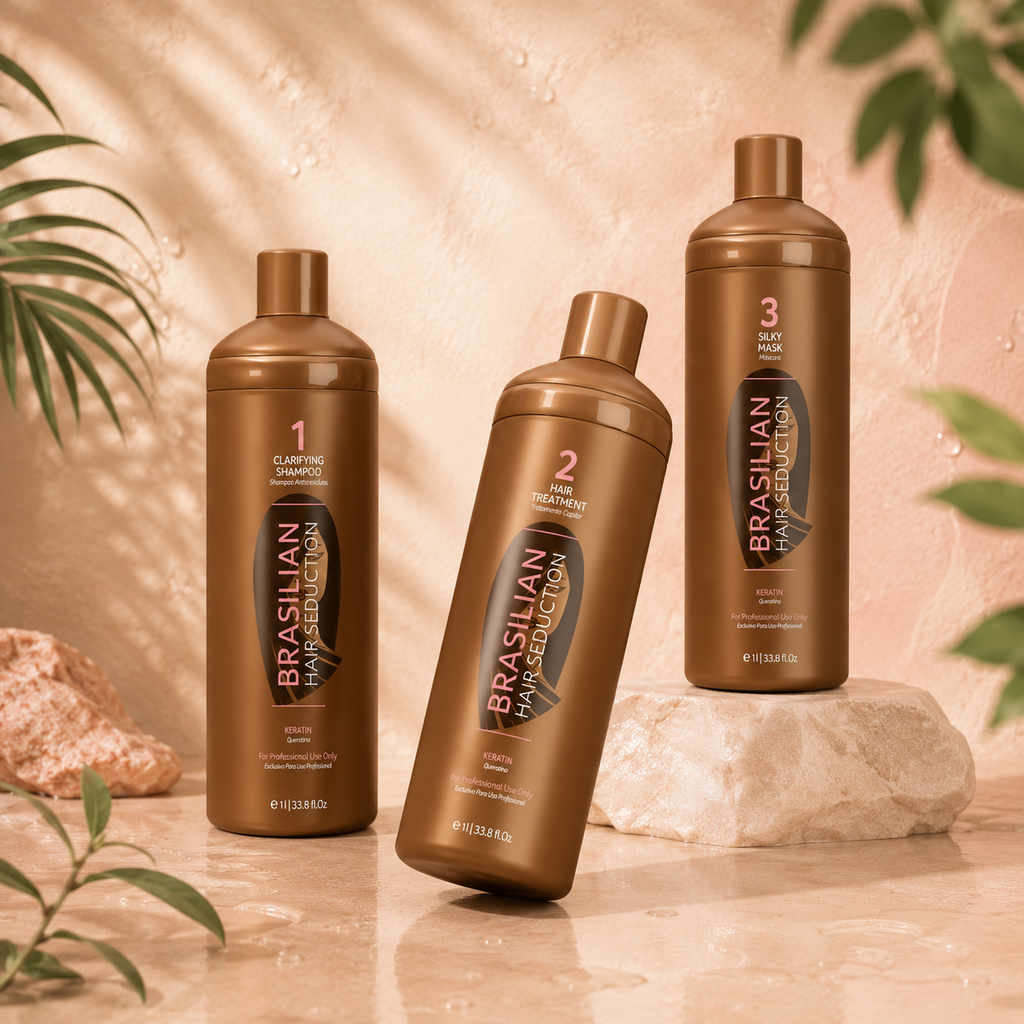 Alisado Brasilian Hair Seduction / Kit 1 litro