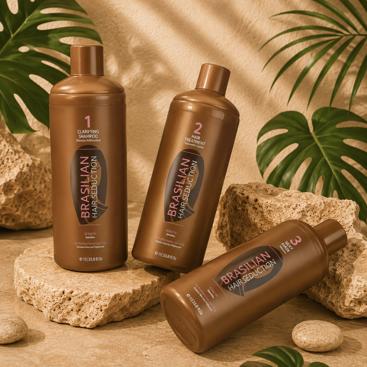 Alisado Brasilian Hair Seduction / Kit 400ml