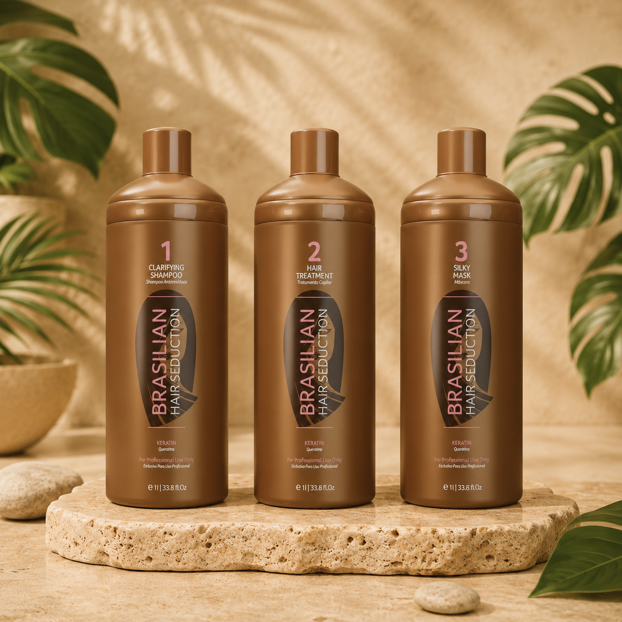 Alisado Brasilian Hair Seduction / Kit 400ml
