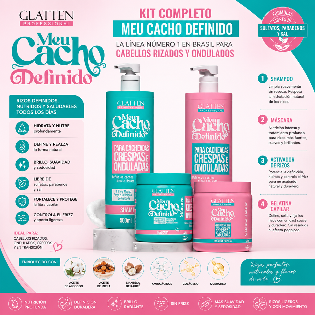 Kit Meu Cacho Definido
