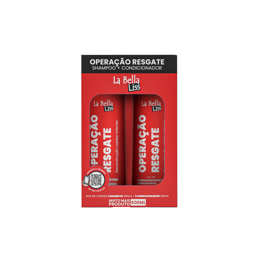 Kit Operação Resgate Sh+Ac 300ml