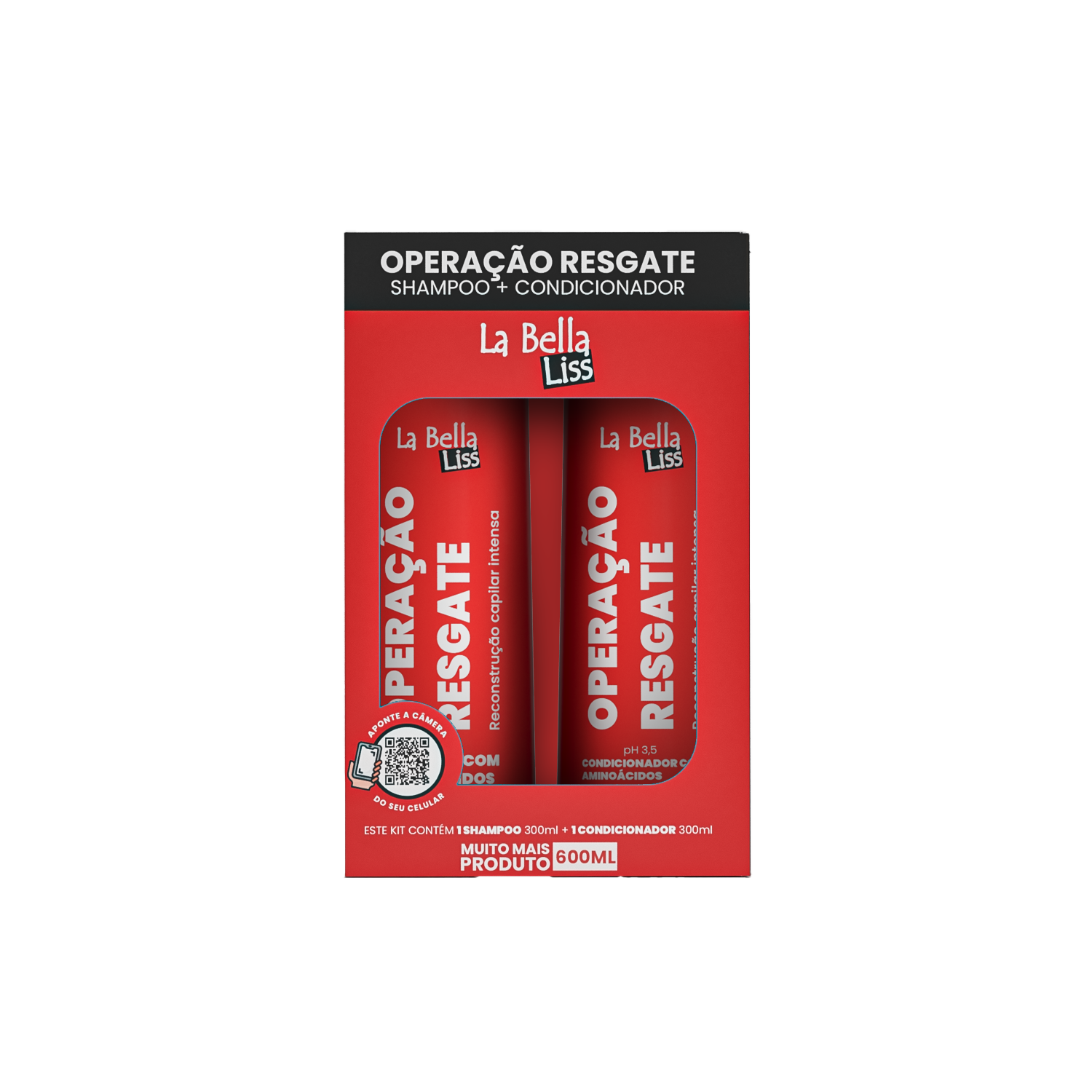 Kit Operação Resgate Sh+Ac 300ml
