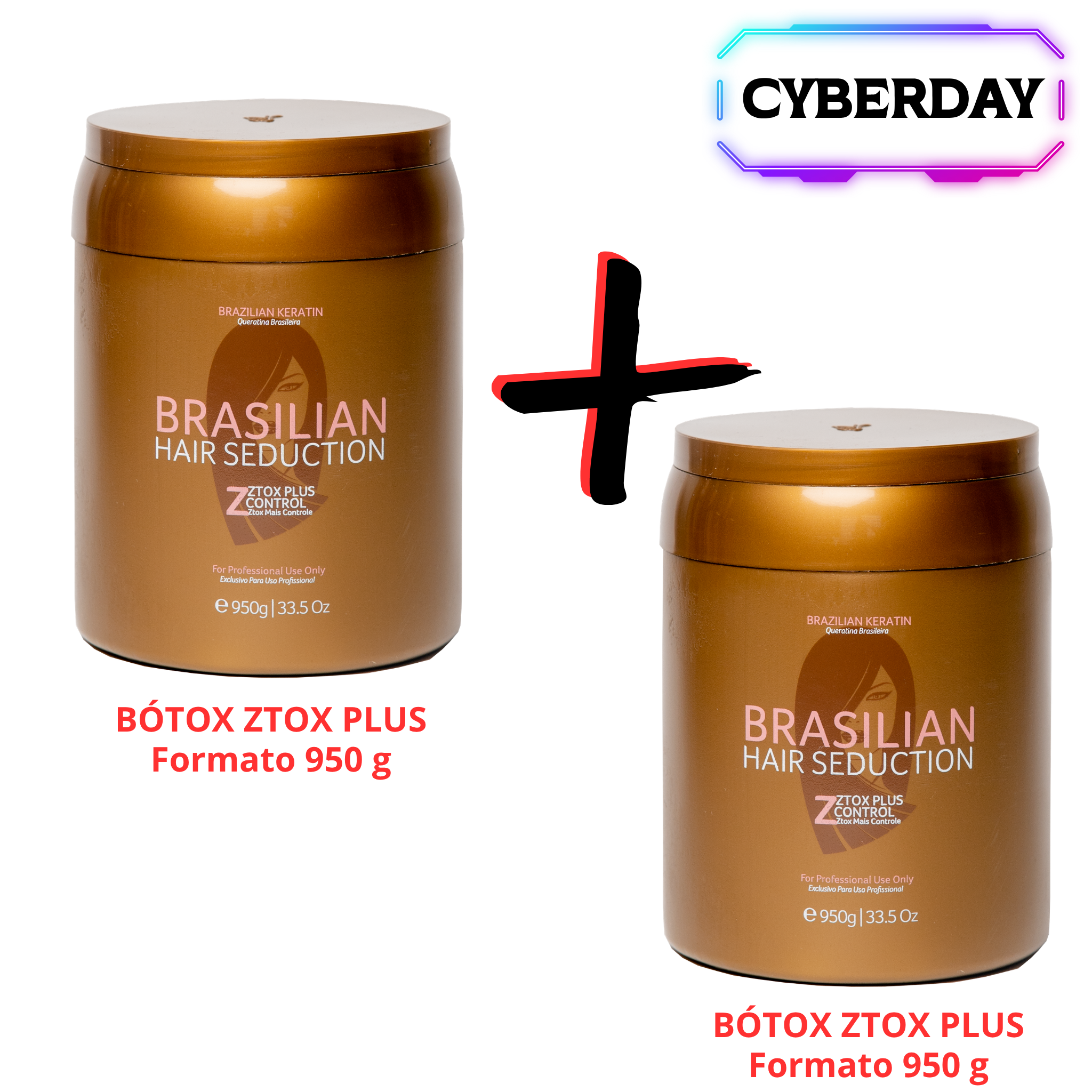 Pack Botox Ztox Plus Control BHS 950g