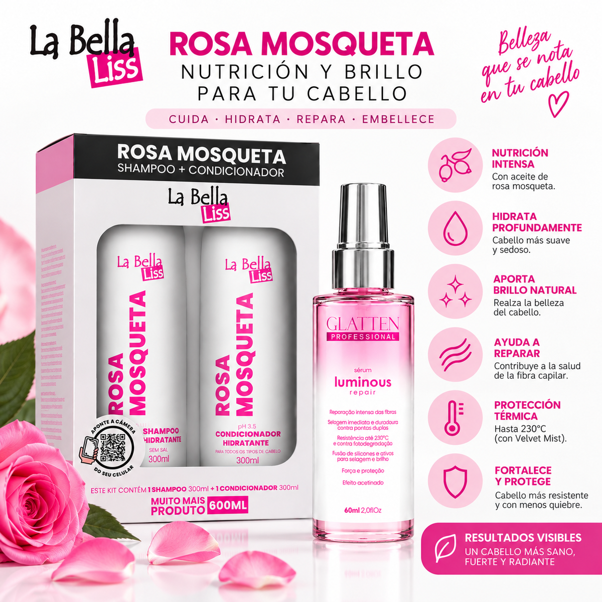 Pack Rosa Mosqueta + Luminous Repair | Hidratación y Reparación