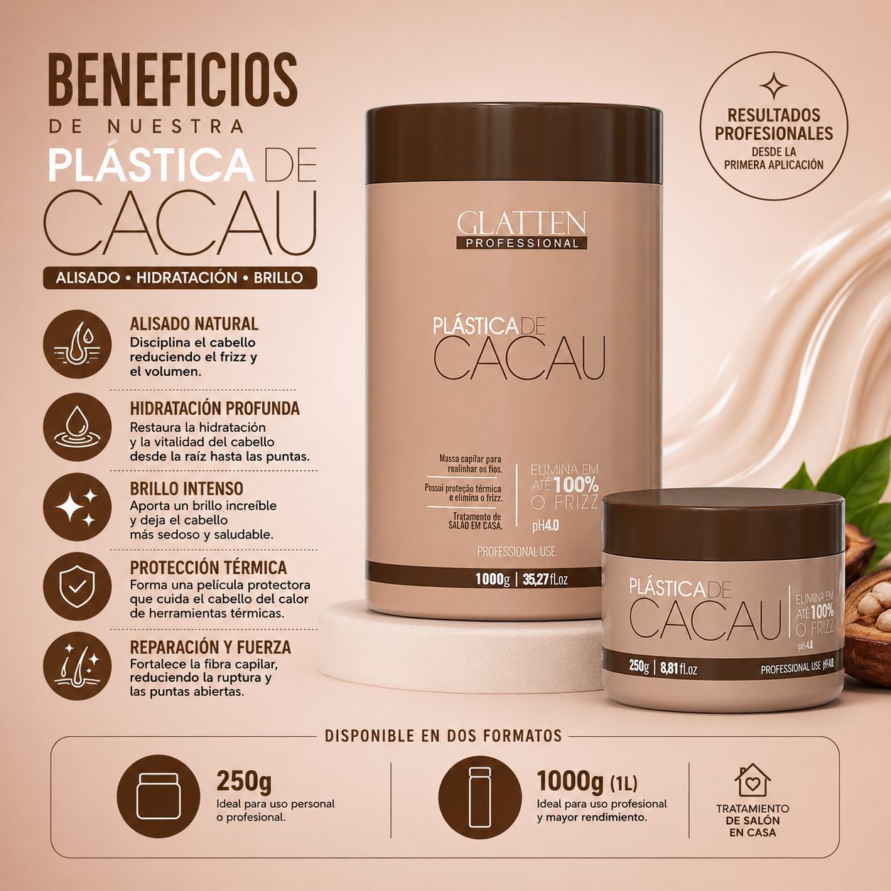 Botox Plástica de Cacau 1000g